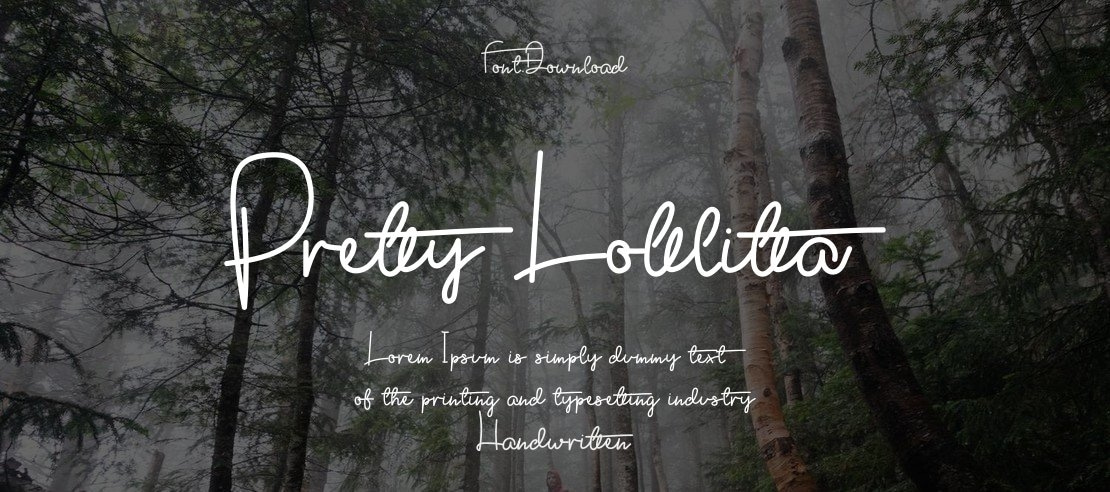 Pretty Lolllitta Font