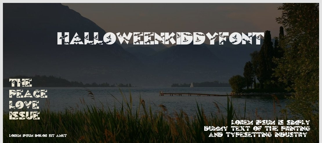 HalloweenKiddyFont Font