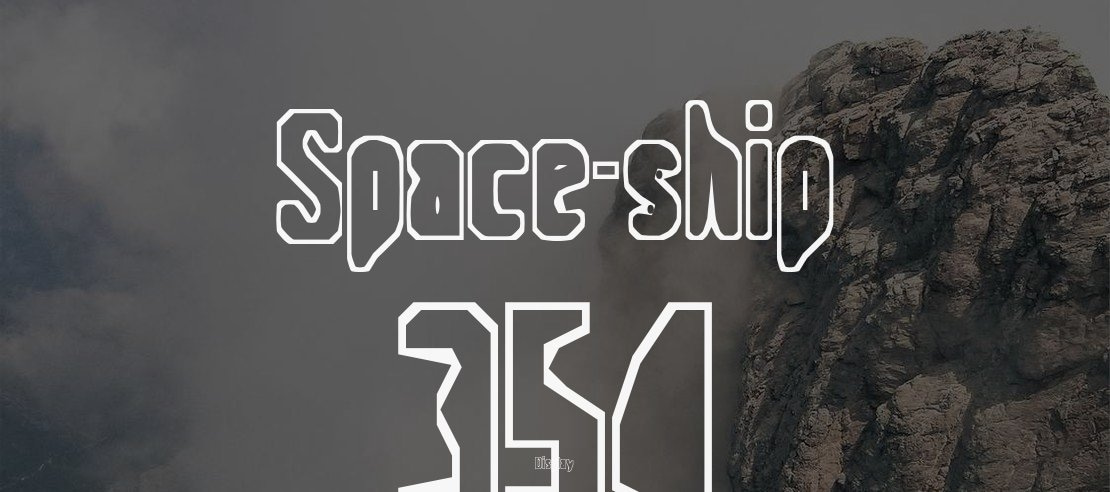 Space-ship 354 Font