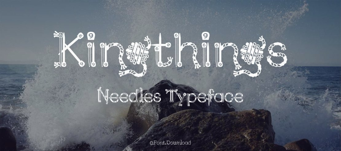 Kingthings Needles Font