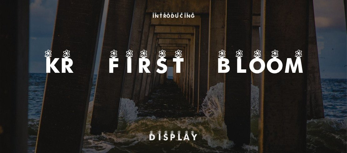 KR First Bloom Font