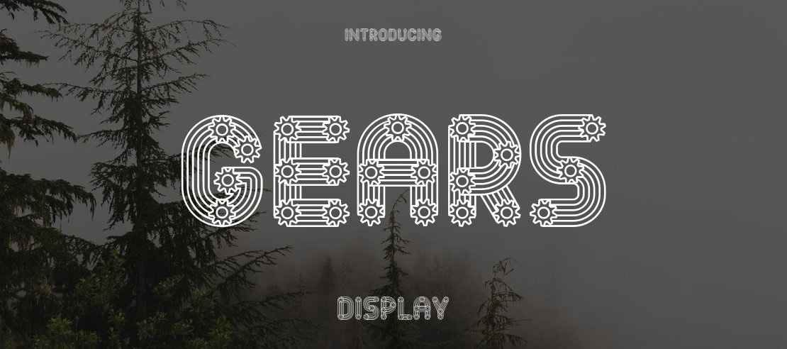 Gears Font