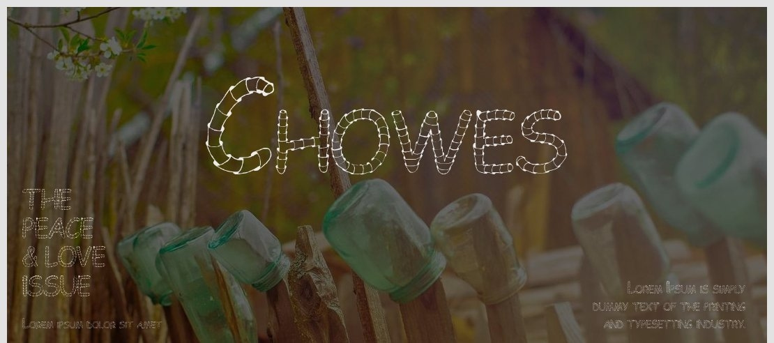 Chowes Font