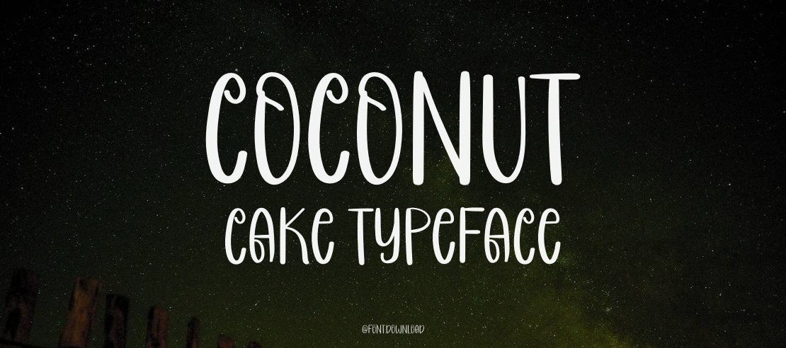 COCONUT CAKE Font