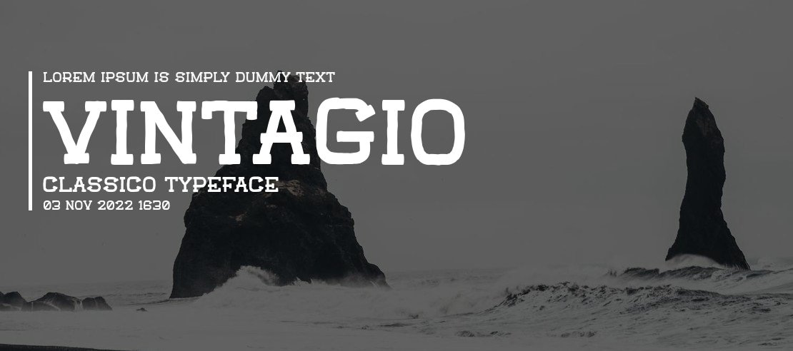 Vintagio Classico Font