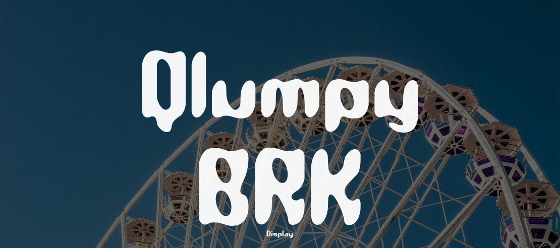Qlumpy BRK Font Family