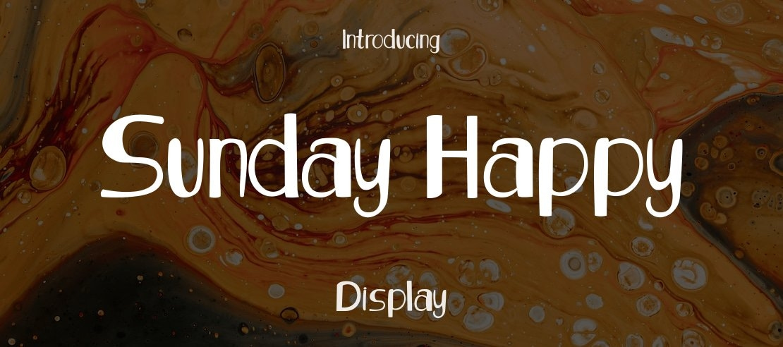 Sunday Happy Font