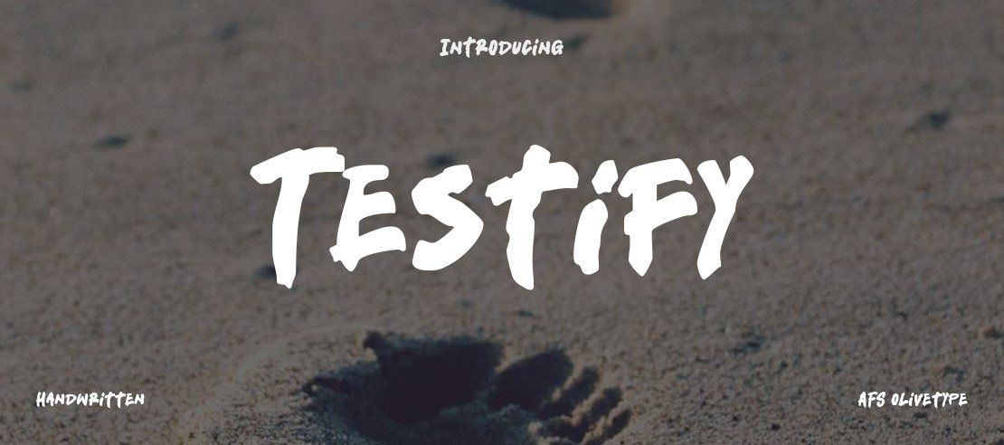 Testify Font
