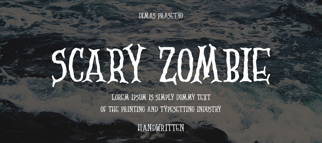 Scary Zombie Font