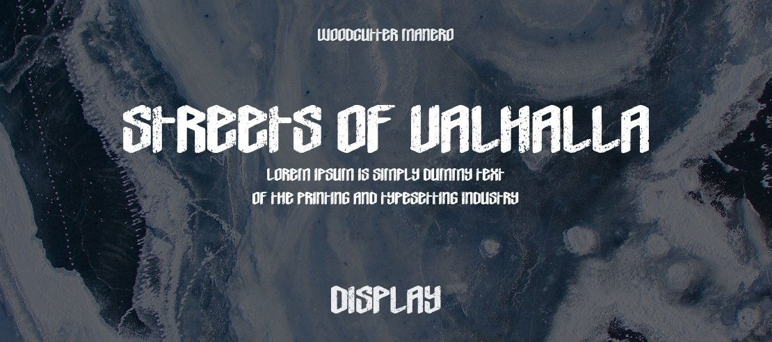 Streets Of Valhalla Font