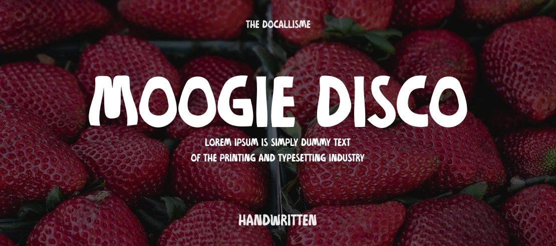 Moogie Disco Font