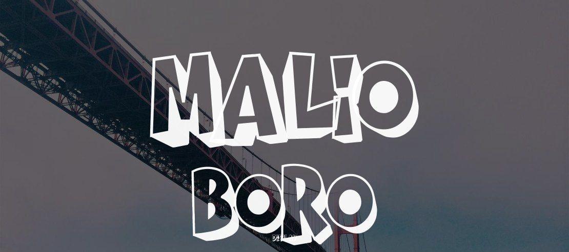 MALIO BORO Font