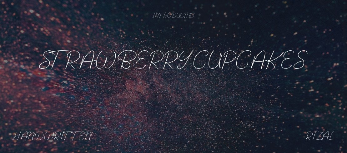 Strawberry Cupcakes Font