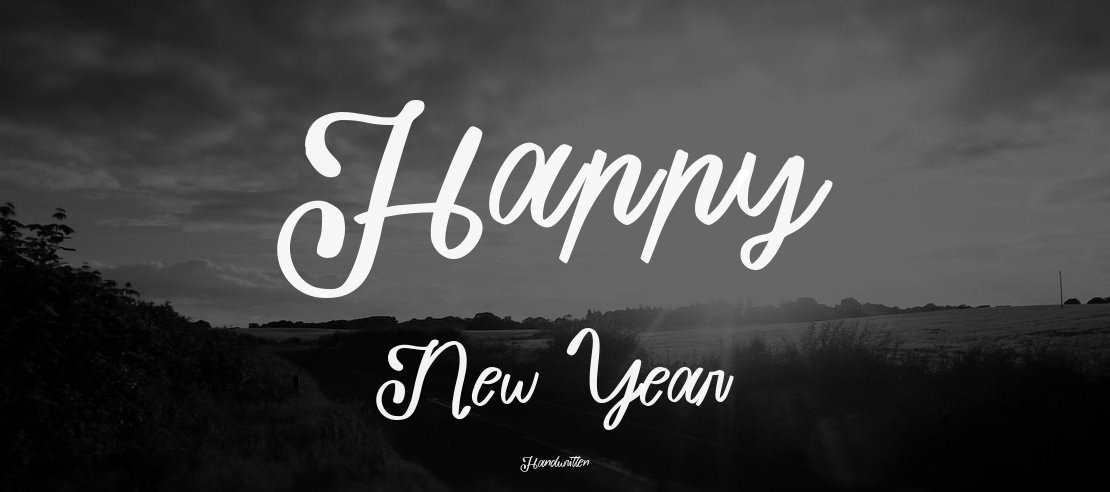 Happy New Year Font