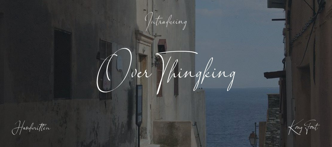 Over Thingking Font Family
