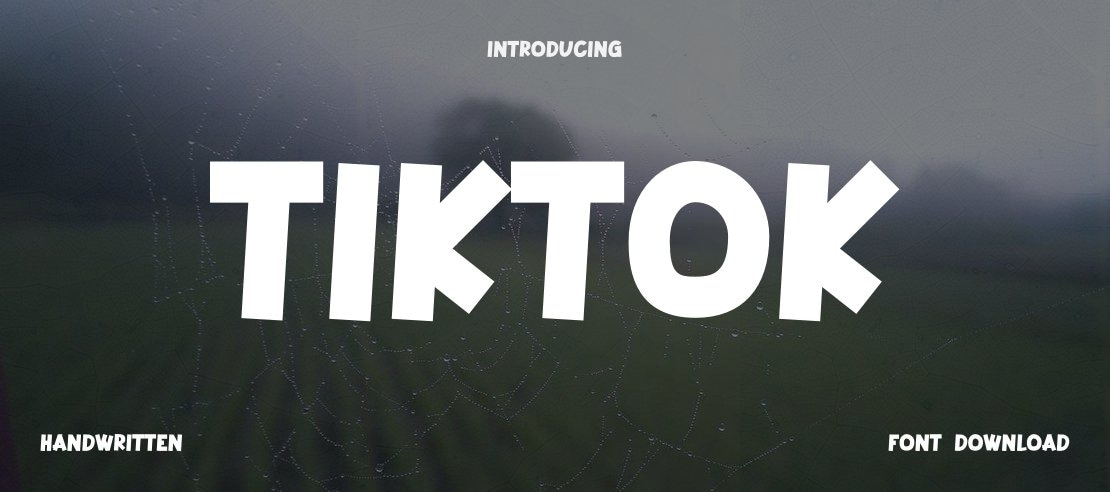 Tiktok Font