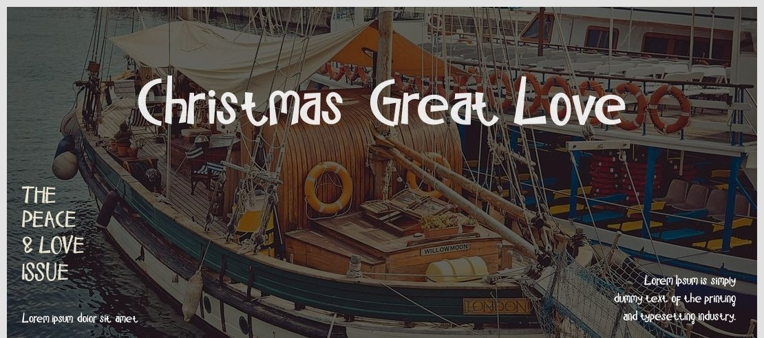 Christmas Great Love Font
