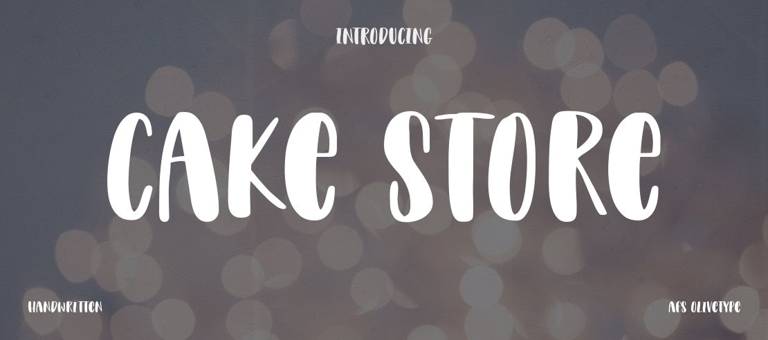 Cake Store Font