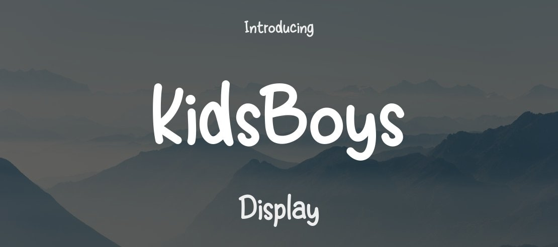 KidsBoys Font
