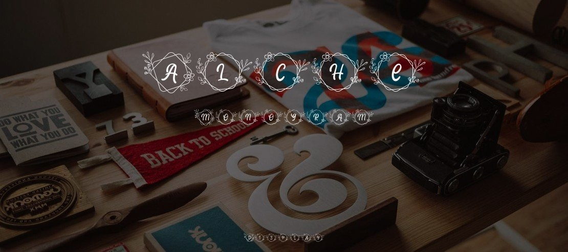 Alche Monogram Font