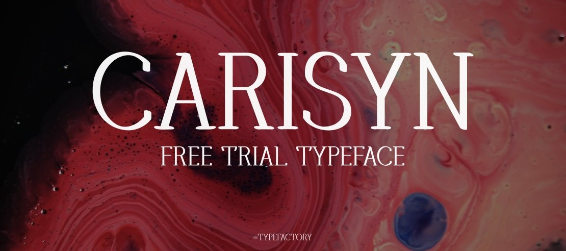 Carisyn Free Trial Font