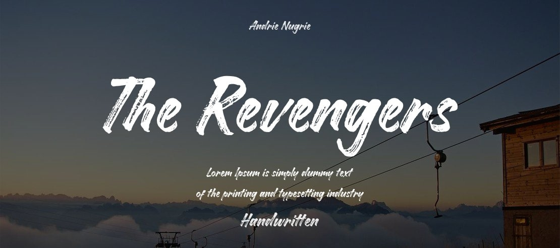 The Revengers Font