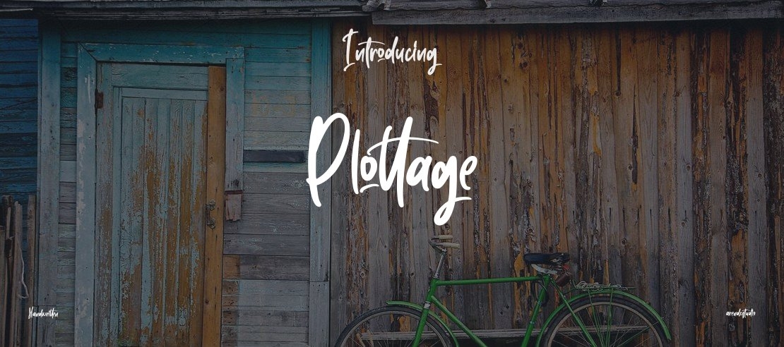 Plottage Font