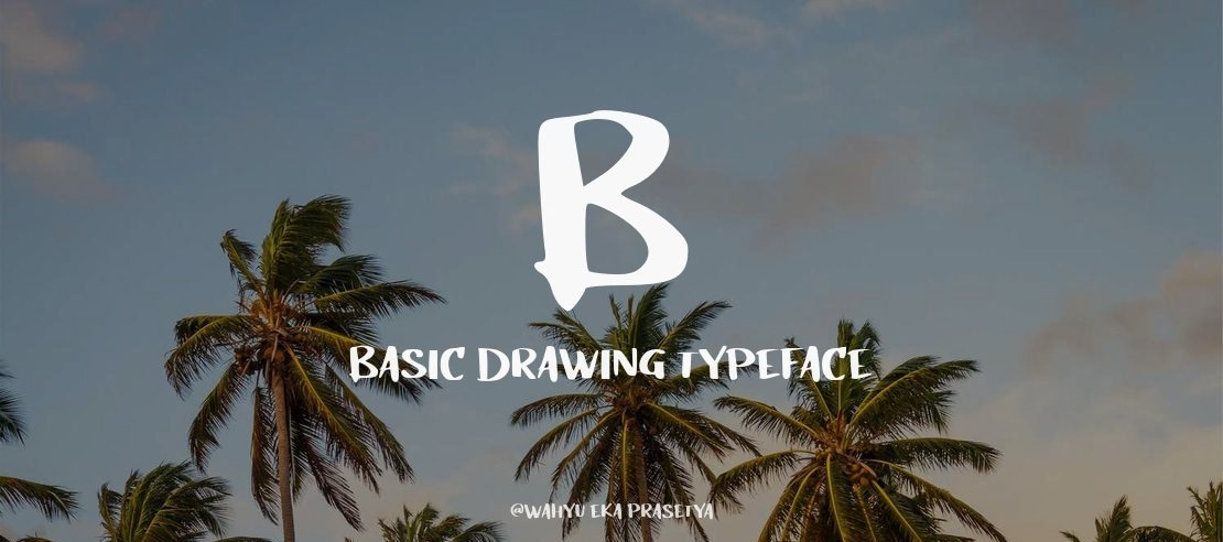 b Basic Drawing Font