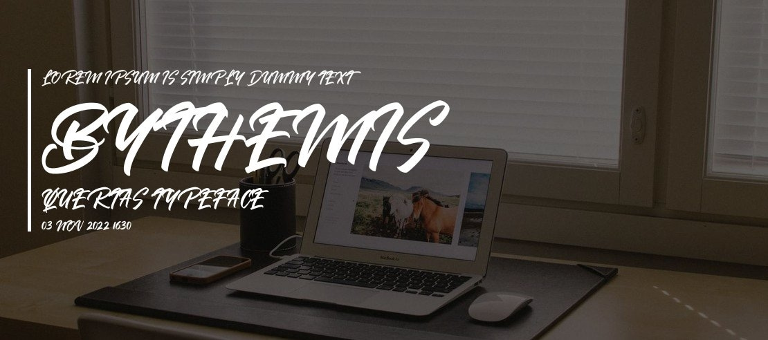 Bythemis Quertas Font