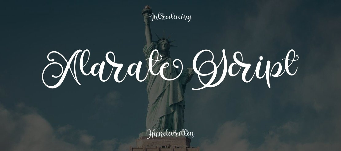 Alarate Script Font