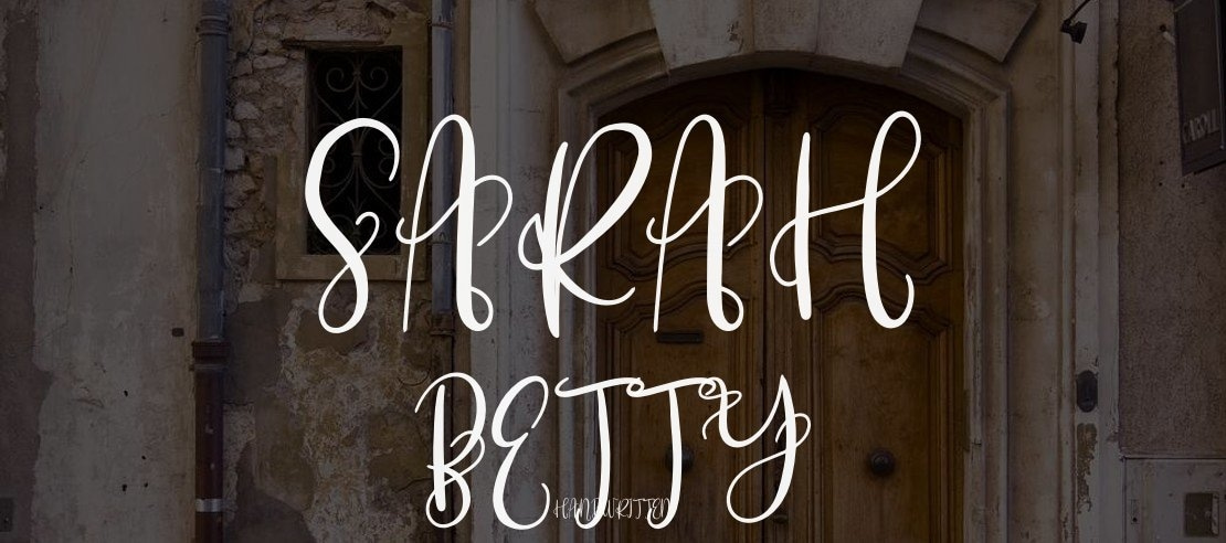 sarah betty Font