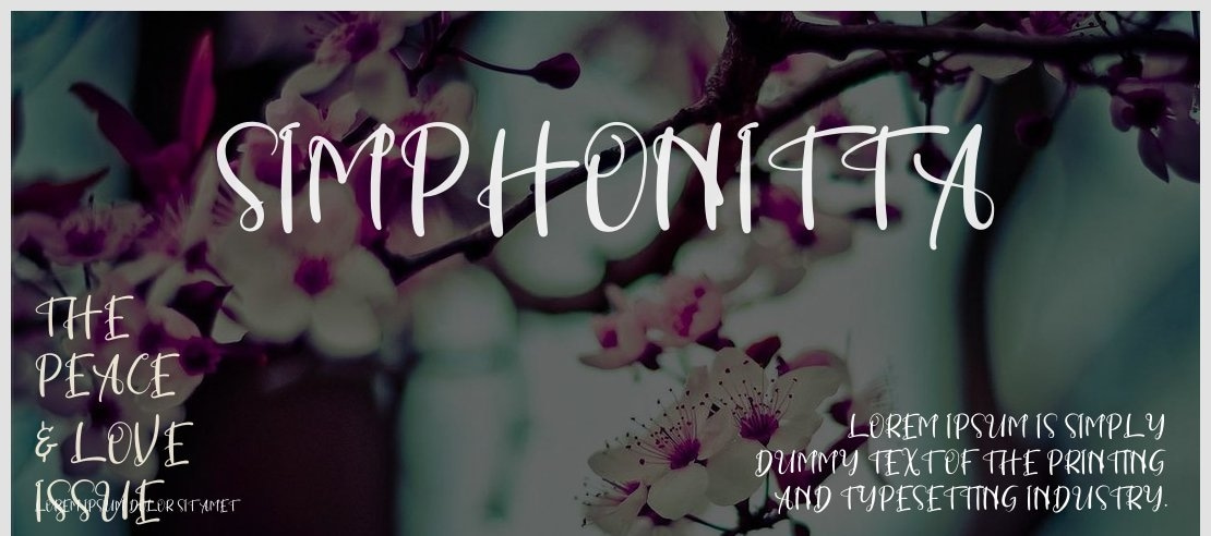 Simphonitta Font