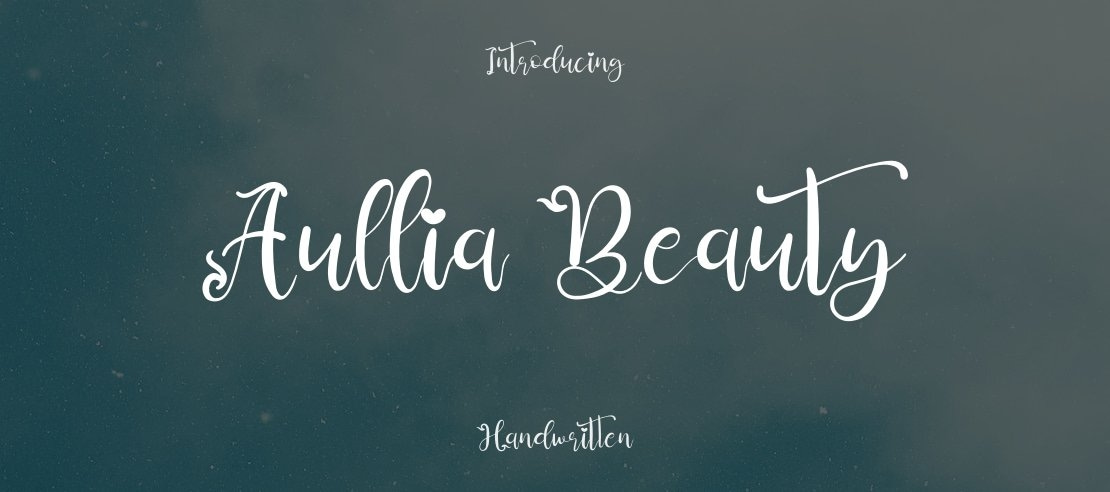 Aullia Beauty Font