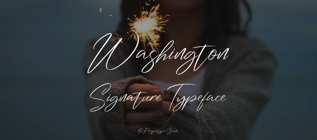 Washington Signature Font