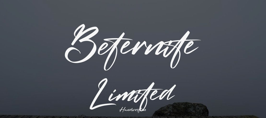 Beternite Limited Font