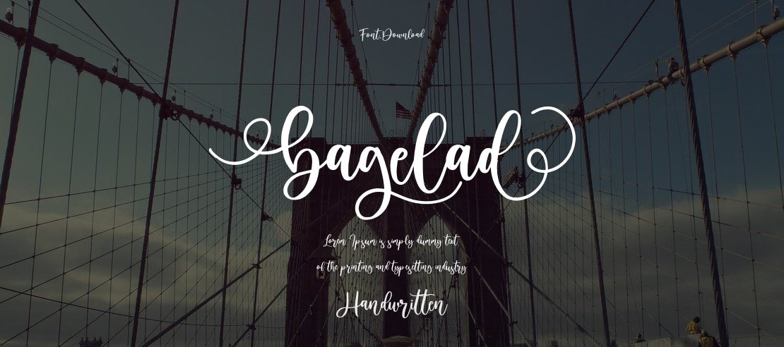 bagelad Font