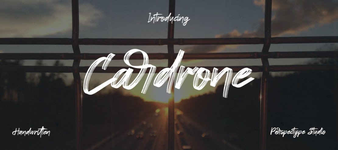 Cardrone Font