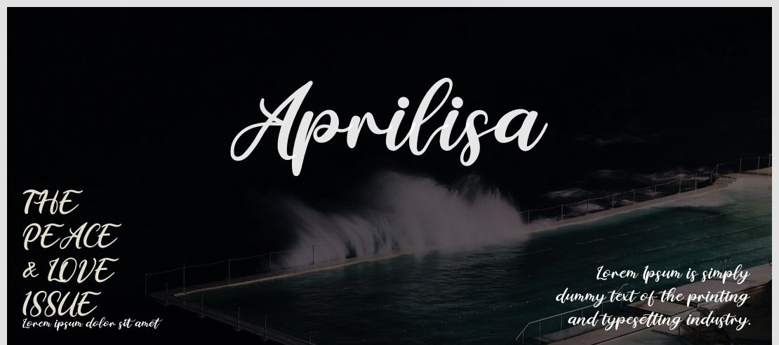 Aprilisa Font Family