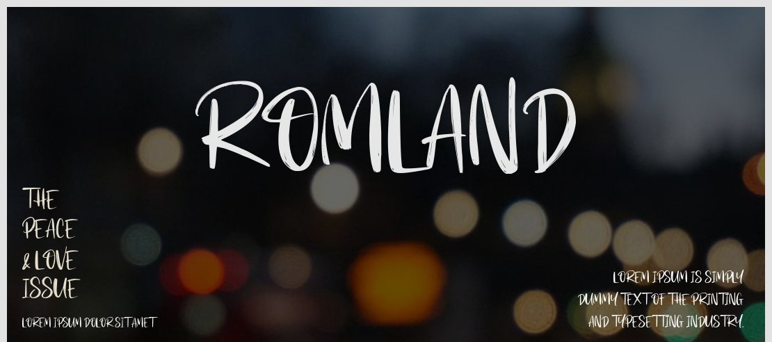 Romland Font