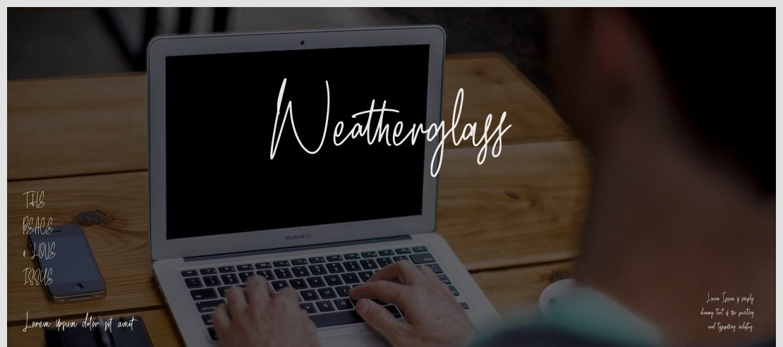 Weatherglass Font