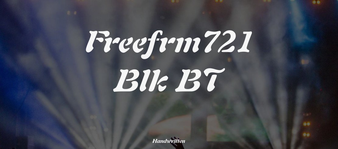 Freefrm721 Blk BT Font