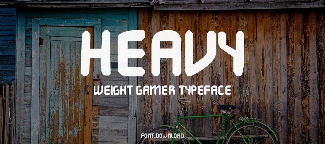 Heavy Weight Gamer Font