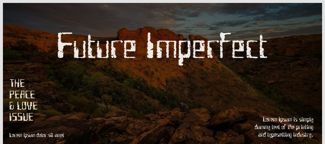 Future Imperfect Font