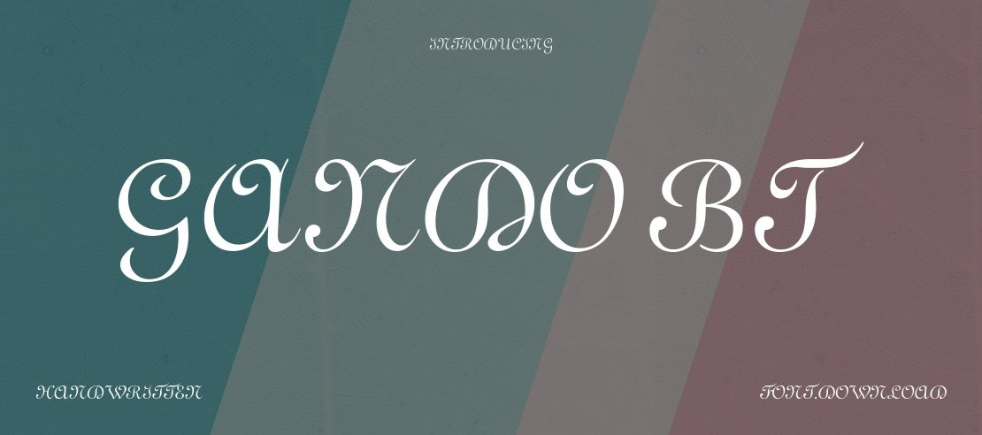 Gando BT Font