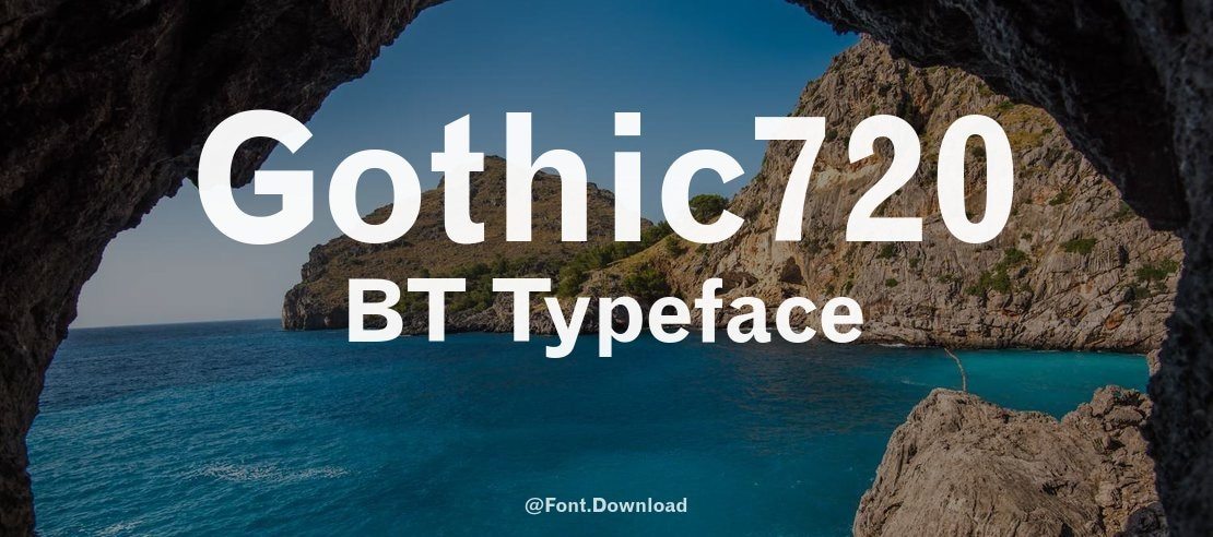 Gothic720 BT Font