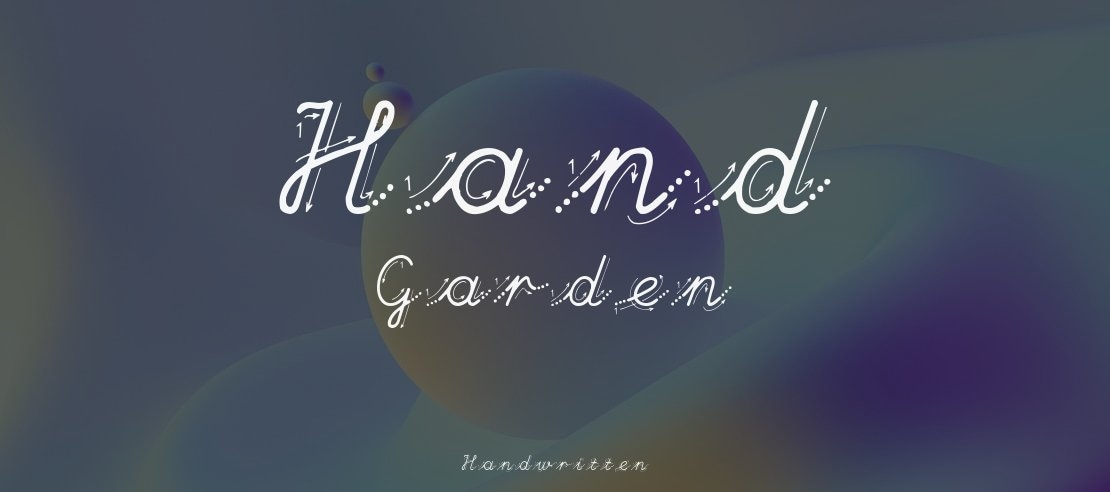 Hand Garden Font