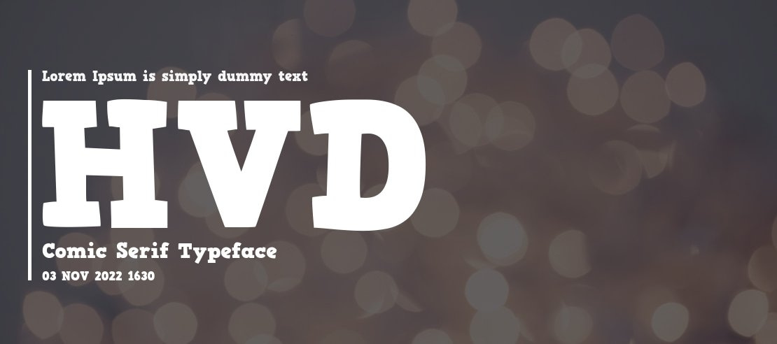 HVD Comic Serif Font