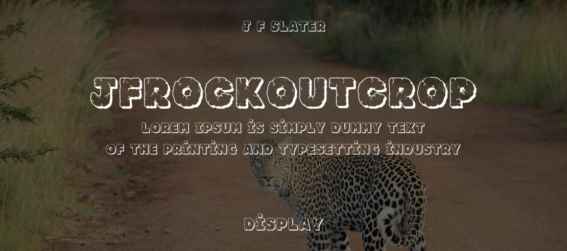 JFRockOutcrop Font