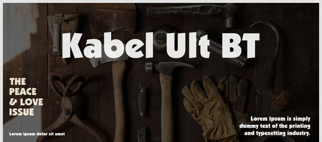 Kabel Ult BT Font