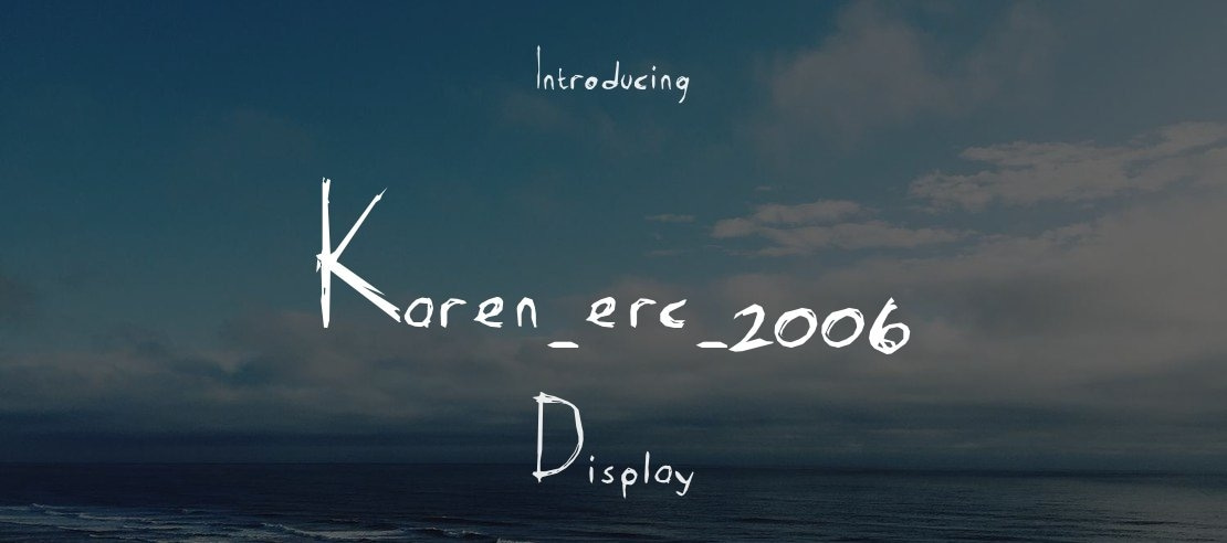 Karen_erc_2006 Font